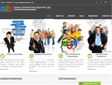 Tablet Screenshot of careerdarshan.com